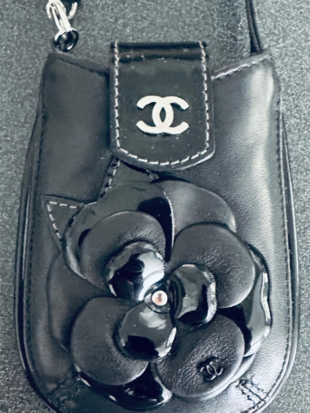 Chanel Flower Pouch